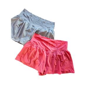 Aerie offline real me crossover swishy flowy shorts Pink lavender 2x xxl